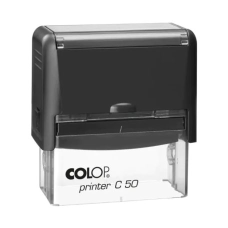 Céges névbélyegző 7 soros Colop C50 - lenyomat: 69 x 30 mm                                                                             