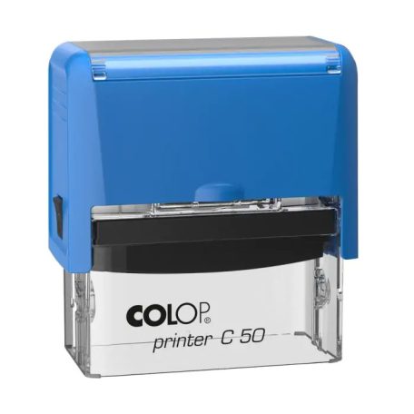 Céges névbélyegző 7 soros Colop C50 - lenyomat: 69 x 30 mm                                                                             