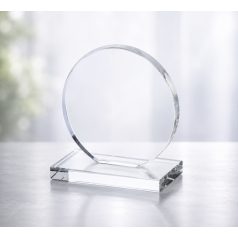   Kör alakú üvegdísz egyedi gravírozással - Contest 11 cm