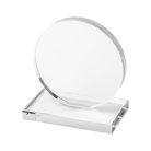 Kör alakú üvegdísz egyedi gravírozással - Contest 11 cm