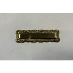 Öntött réz névtábla