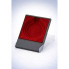 Piros doboz 5 cm, 6 cm és 7 cm-es érmekhez D75