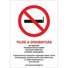 Tilos a dohányzás