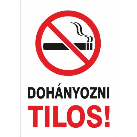 Dohányozni tilos!