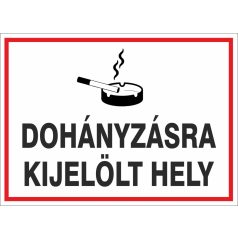 Dohányzásra kijelölt hely
