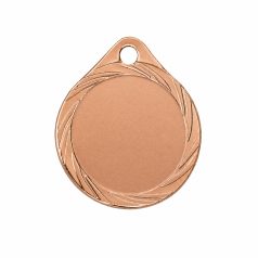   Kis méretű bronzérem érembetét hellyel E311B - átmérő: 3,2 cm