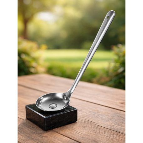 Főzőverseny díj - ezüst merőkanál trófea