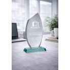 Gravírozható üvegdíj - Elza 21 cm