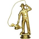 HORGÁSZ figura márvány talpon