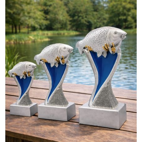 Hal szobor horgászversenyre 17 cm - ponty