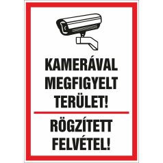Kamerával megfigyelt terület! Rögzített felvétel!