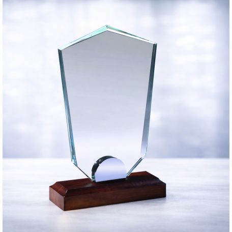 Gravírozható üvegdísz - LILLA2 24 cm dobozzal