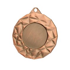Díszes bronz érem M4512 - átmérő: 45 mm