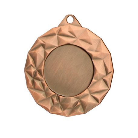 Díszes bronz érem M4512 - átmérő: 45 mm