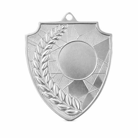 Pajzs alakú ezüstérem M7060 - méret: 6x7 cm