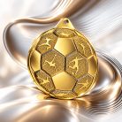 Focis arany érem M8850G - átmérő: 5 cm