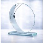 Gravírozható üvegdísz - MAJA2 19 cm  ezüst