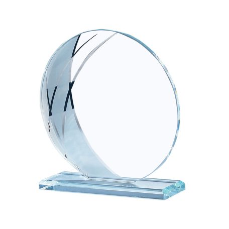 Gravírozható üvegdísz - MAJA2 19 cm  ezüst