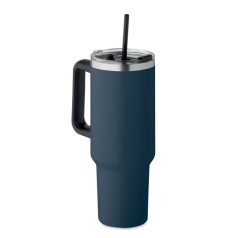   Gravírozható rozsdamentes acél termoszpohár 1200 ml – szívószállal