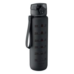 Emblémázható műanyag sportkulacs, 1 liter