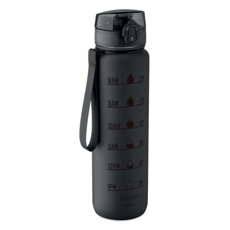 Emblémázható műanyag sportkulacs, 1 liter