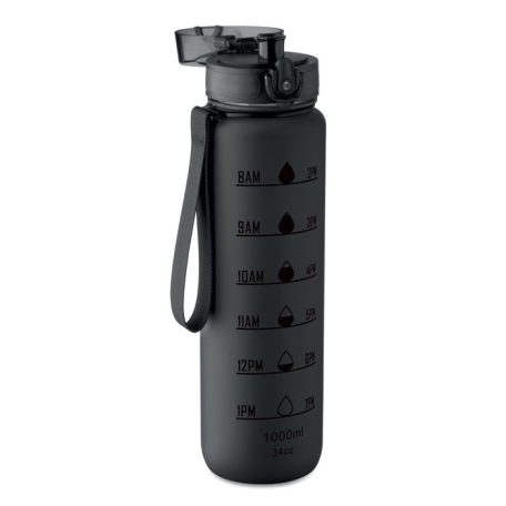 Emblémázható műanyag sportkulacs, 1 liter