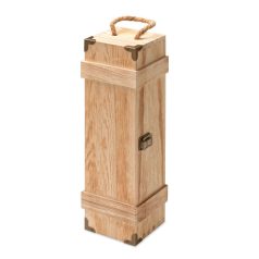 Gravírozható fa boros doboz 33 cm