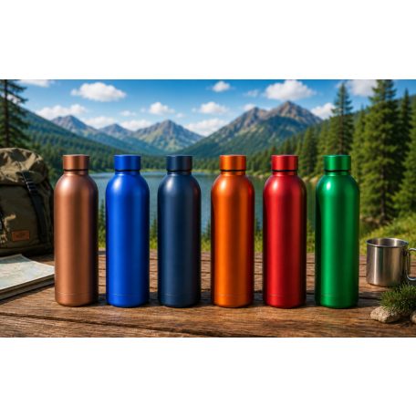 Gravírozható duplafalú termoszpalack 500 ml - több színben