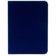 OKLEVÉLTARTÓ A4 méretben, kék velúr borítással