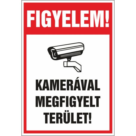 Mini Kamerával megfigyelt tábla