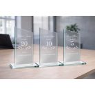 Gravírozható üvegdísz - Nina3  h:23,5 cm