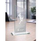 Gravírozható üvegdísz - Nina3  h:23,5 cm