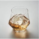 Gyémánt alakú üveg pohár 300 ml - gravírozható