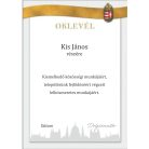 OKLEVÉL A4 CÍMERES