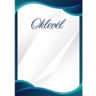 Oklevél A4  Kék