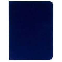   Egyedi készítésű kék oklevéltartó A/5 méretben, velúr borítással