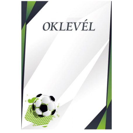 OKLEVÉL A4 FUTBALL ÚJ