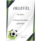 OKLEVÉL A4 FUTBALL 