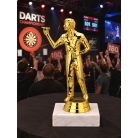 Férfi darts szobor márvány talpon – Darts díj 12 cm