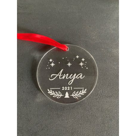 Plexi karácsonyfadísz
