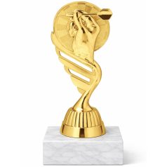 Darts díj márványon - darts tábla figura különdíj