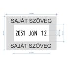Dátumbélyegző szöveggel - Colop Printer 52 dater