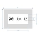 Dátumbélyegző szöveggel - Colop Printer 52 dater