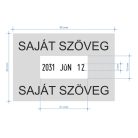Dátumbélyegző szöveggel - Colop Printer 53 dater