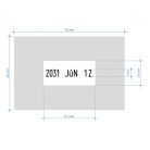 Dátumbélyegző szöveggel - Colop Printer 53 dater