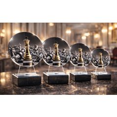 Sakk díj plexiből 15,5 cm