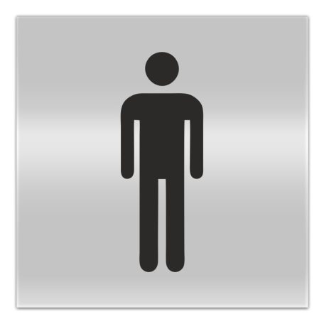 Férfi WC tábla - klasszikus