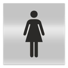 Női WC tábla - klasszikus