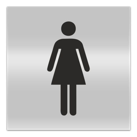 Női WC tábla - klasszikus