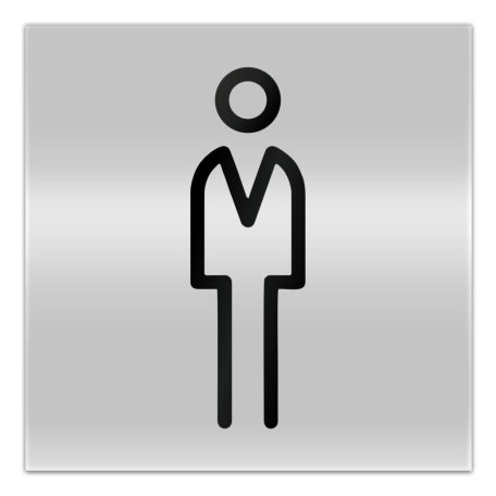 Férfi WC tábla - modern